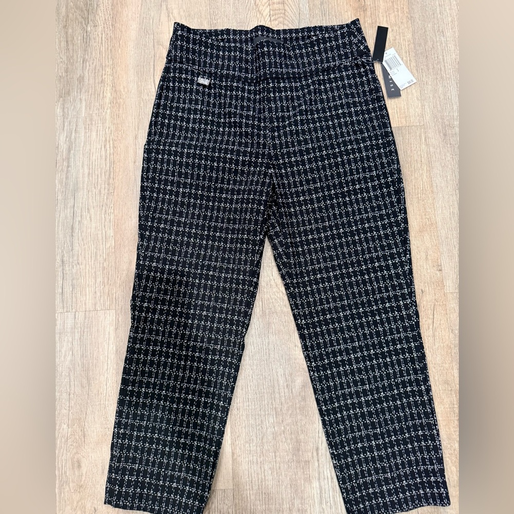 Premise Black and White Checkered Pants